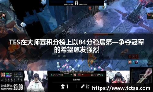 TES在大师赛积分榜上以84分稳居第一争夺冠军的希望愈发强烈